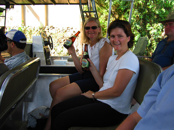 Madelein Norval - on a boat safari with friends